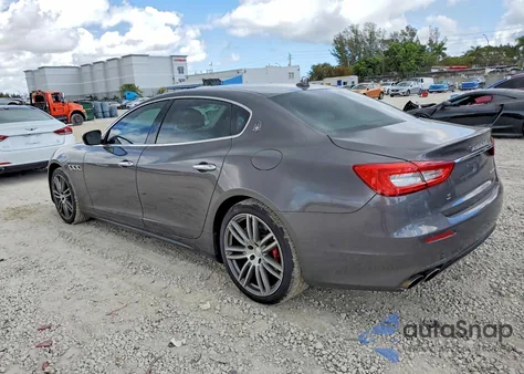 2018 Maserati Quattroporte S z USA, uszkodzony, nr VIN ZAM56YPA0J1274081